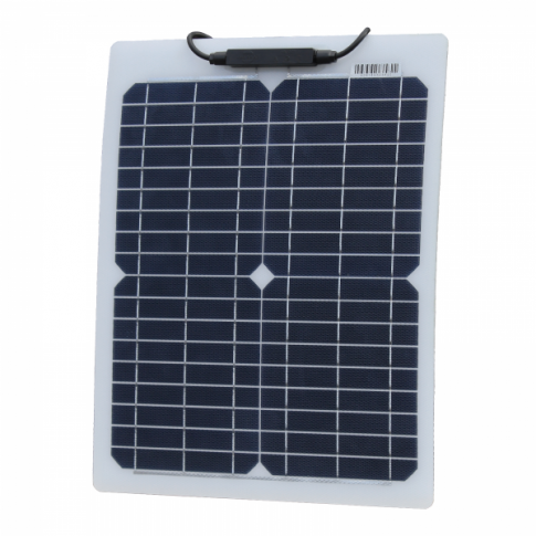 20W Reinforced Semi-Flexible Solar Panel With A Durable Etfe Coating (German Solar Cells)