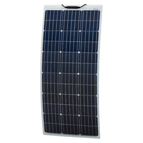 100W Reinforced Narrow Semi-Flexible Solar Panel With Durable ETFE Coating