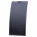 160W Black Reinforced Semi-Flexible Solar Panel With A Durable Etfe Coating (German Solar Cells)