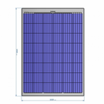 240W Semi Flexible Solar Panel with Rear Junction Box (Made In Austria)