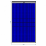 300W Semi-Flexible Solar Panel With Rear Junction Box (Made In Austria)