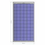 330W Semi-Flexible Solar Panel With Rear Junction Box (Made In Austria)