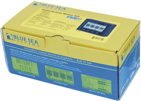 Blue Sea  1800 Vessel Systems Monitor VSM 422- Box