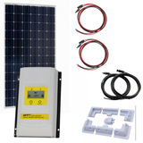 175w Solar Kit with Dual Battery Output MPPT Solar Charge Controller