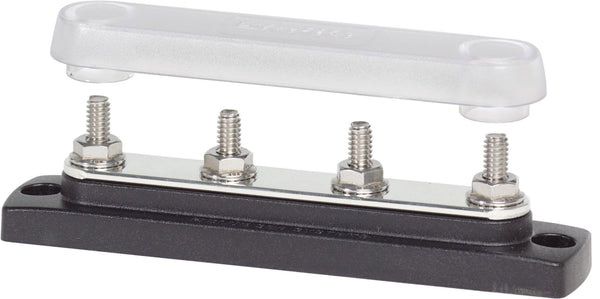 Blue Sea  2307 BusBar 4x1/4in-20 Common Bus with Cover
