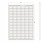 250W 12V Solar Charging Kit With 20A Controller And 5M Cable (German Solar Cells)