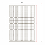 250W 12V Solar Charging Kit With 20A Controller And 5M Cable (German Solar Cells)