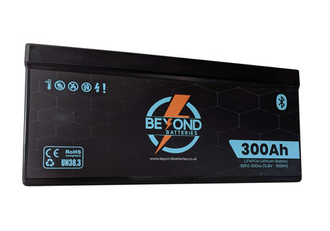 Beyond Batteries 300ah Smart LiFePO4 Lithium 12v Battery
