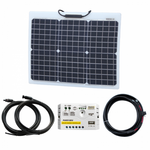 30W 12V Reinforced Semi-Flexible Solar Charging Kit