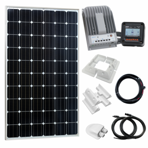 310W 12V/24V Complete Solar Charging Kit With 20A Mppt Controller (German Solar Panel)