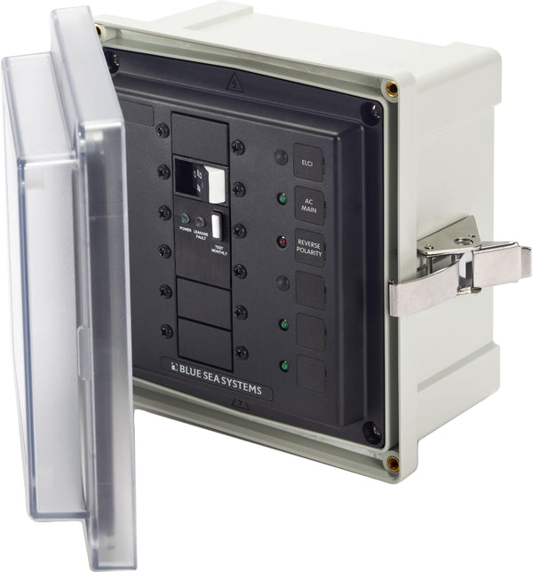 Blue Sea  3118 Enclosure SMS Panel 120VAC ELCI 50A (replaces 3118B-BSS)