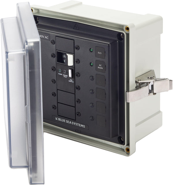 Blue Sea  3120 Enclosure SMS Panel 240VAC ELCI 50A (replaces 3120B-BSS)