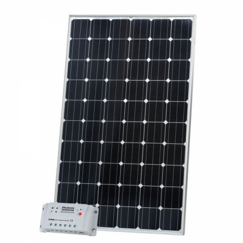 320W 12V Solar Charging Kit With 20A Controller And 5M Cable (German Solar Cells)