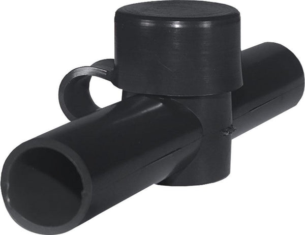 Blue Sea  4002 Cable Cap Dual Entry Black