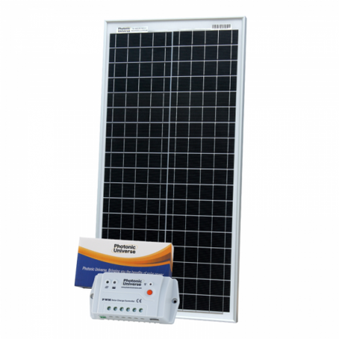 40W 12V Solar Charging Kit With 10A Controller And 5M Cable (German Solar Cells)