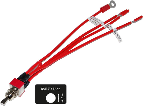 Blue Sea  4141 Switch Meter Toggle SPTT On-On-ON