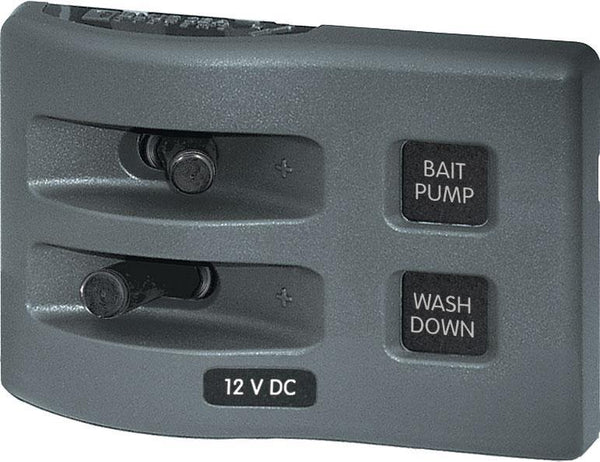 Blue Sea  4303 Panel WD Switch Only 2pos Grey (replaces 4303B-BSS)