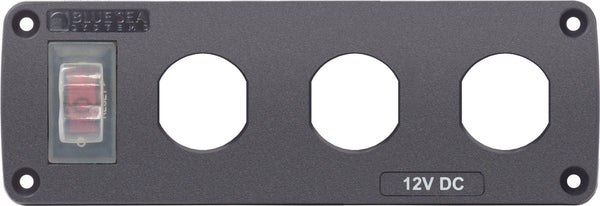 Blue Sea  4367 Panel Acc H2O 3 Socket Blank