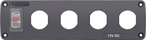 Blue Sea  4369 Panel Acc H2O 4 Socket Blank