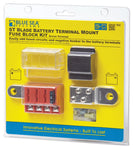 Blue Sea  5024 Fuse Block ST Blade BTM 4 Circuits Kit