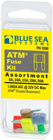 Blue Sea  5286 Fuse Kit ATM 5pcs