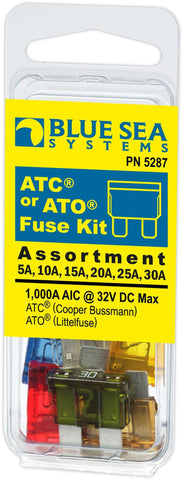 ATC Fuse Kit - 6-Piece BS5287 Blue Sea 5287