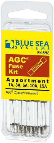 Blue Sea  5288 Fuse Kit AGC 5pcs
