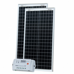 80W (40W+40W) Solar Charging Kit With 10A Controller And 2 X 5M Cables (German Solar Cells)