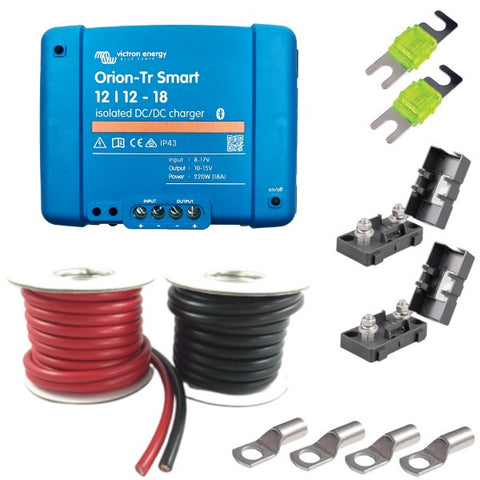 Victron Orion-Tr Smart 12V 18A Non Isolated DC-DC B2B Split Charge Kit