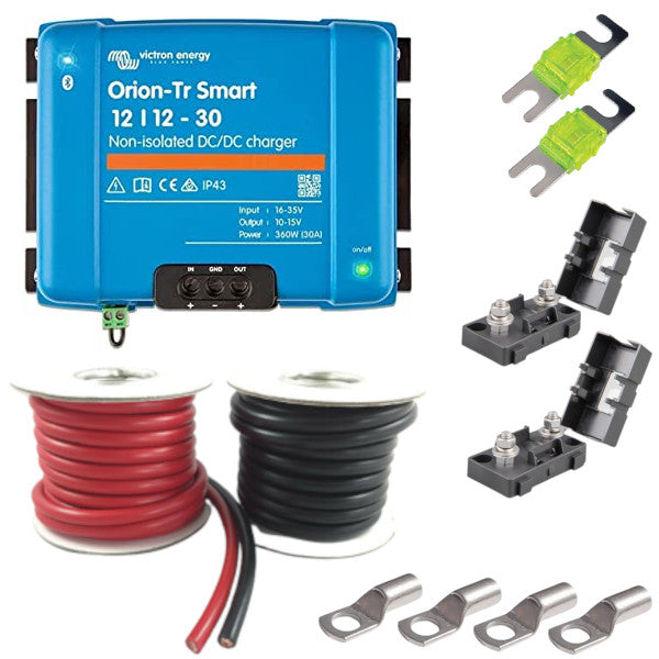 Victron Orion-Tr Smart 12V 30A Non Isolated DC-DC B2B Split Charge Kit –  Van Junkies
