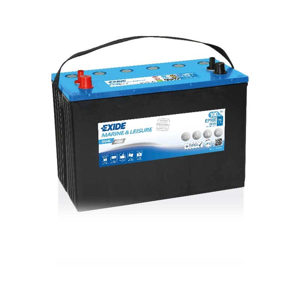 Exide EP900 Dual AGM Battery (WG31) 100Ah 720cca