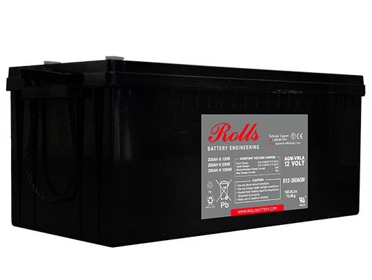 Rolls Battery AGM R12-260AGM