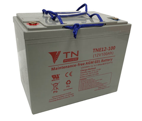TN Power AGM 12V 100Ah Deep Cycle Battery