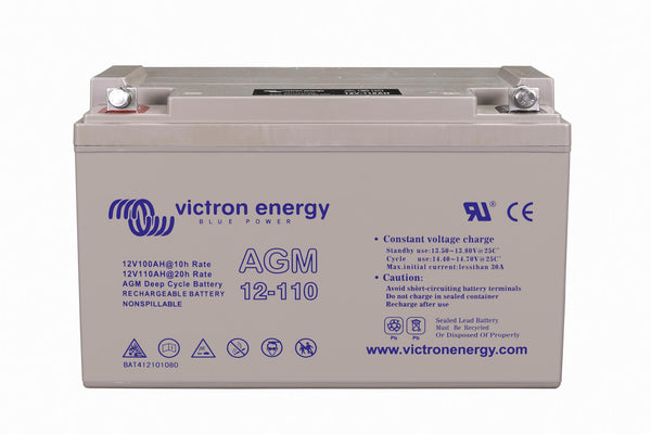 Victron Energy AGM Dual Purpose Battery 12V 110Ah – BAT412101084